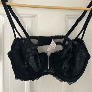 Auden Black Lace Underwire Bra